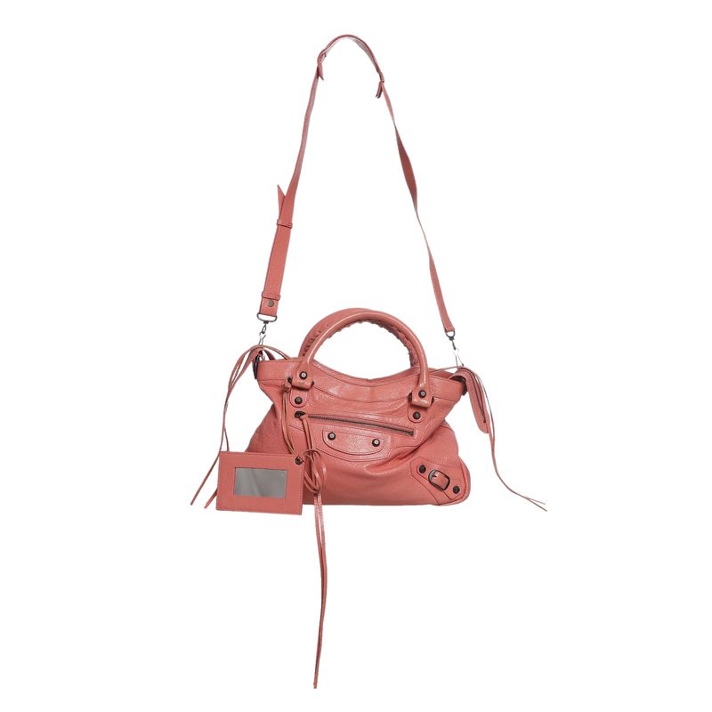 Bolsa-Balenciaga-Motorcross-Classic-City-Nano-Rosa