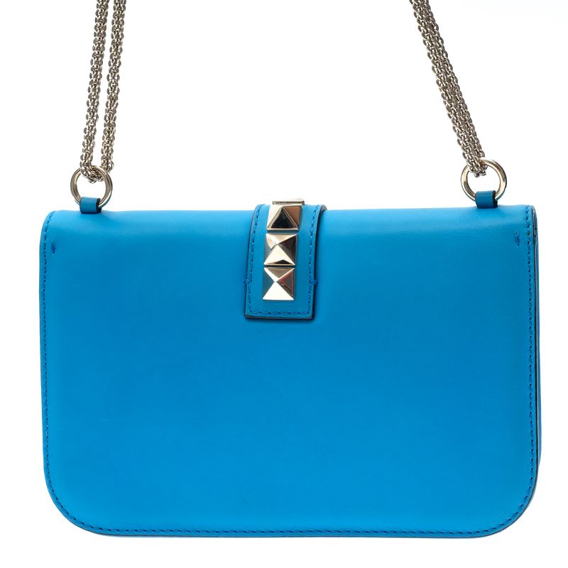 Bolsa-Valentino-Garavani-Glamlock-Azul-