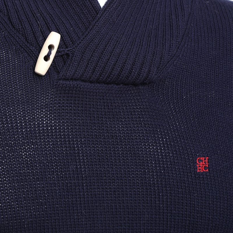 Sueter-Carolina-Herrera-Trico-Azul-Marinho