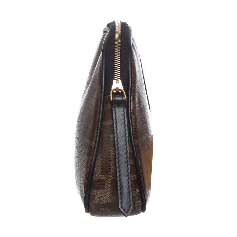 Necessarie-Fendi-Couro-Marrom