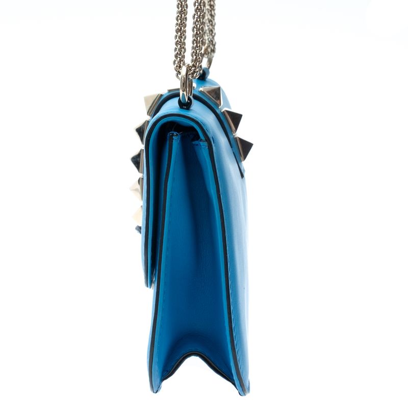 Bolsa-Valentino-Garavani-Glamlock-Azul-