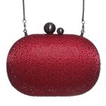 Clutch-Isla-Strass-Vermelha