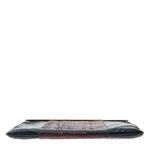 Clutch-Alexander-McQuenn-Couro-Exotico-Preto-e-Vermelho-