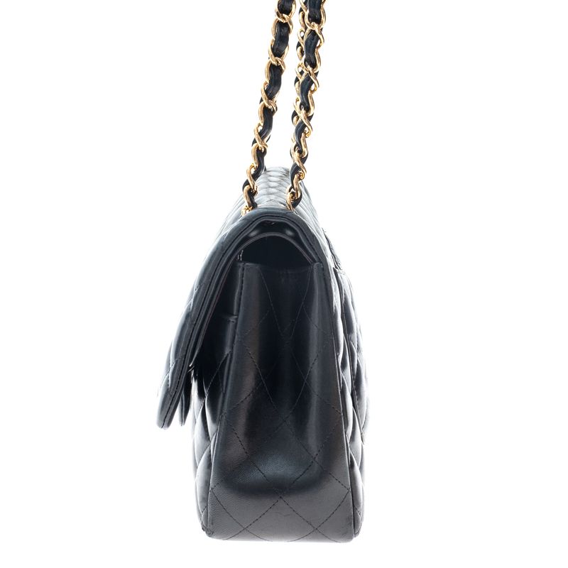 Bolsa-Chanel-Classic-Double-Flap-Jumbo-Preta-