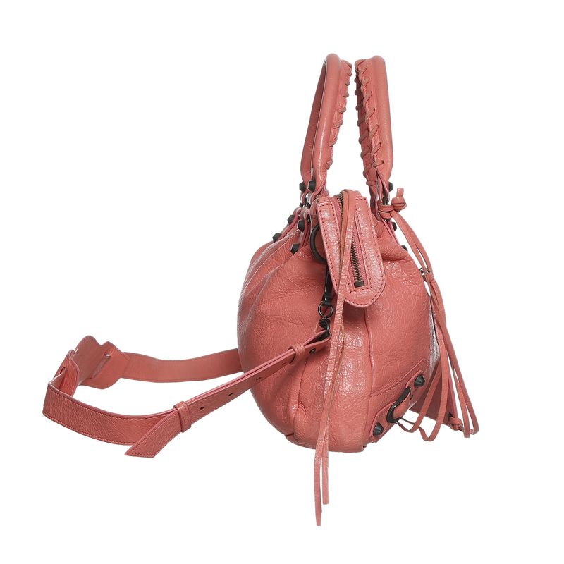 Bolsa-Balenciaga-Motorcross-Classic-City-Nano-Rosa