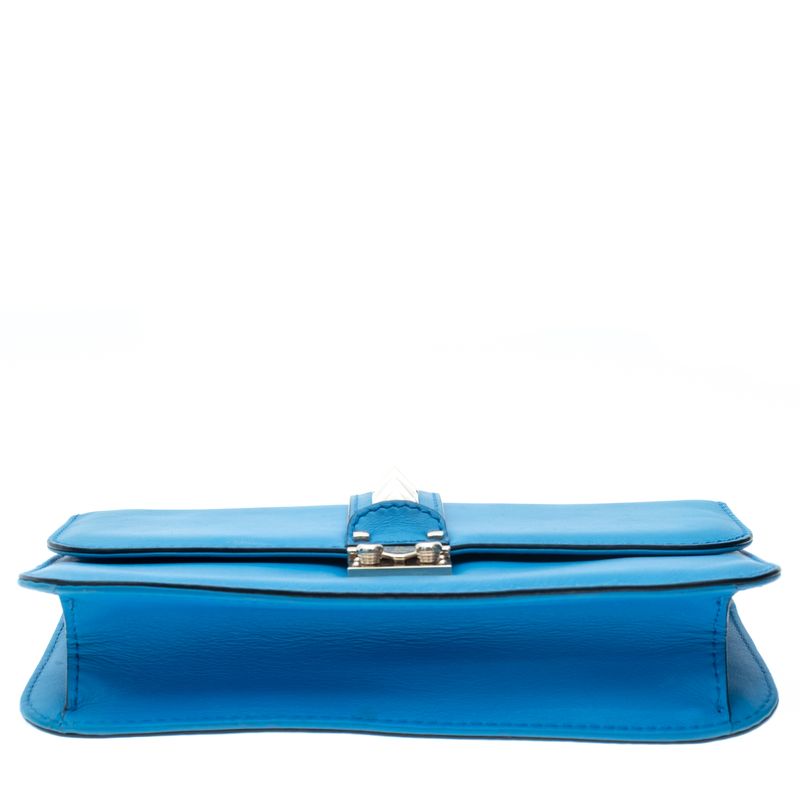 Bolsa-Valentino-Garavani-Glamlock-Azul-