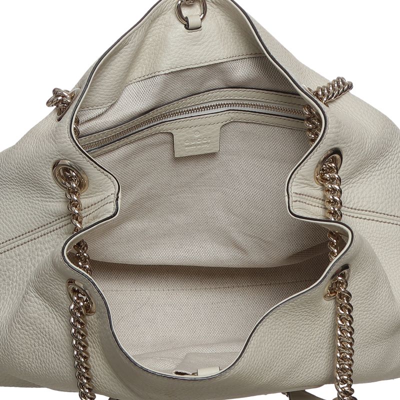 Bolsa-Gucci-Soho-Shoulder-Branca