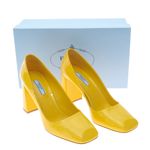 Sapato-Prada-Verniz-Amarelo-