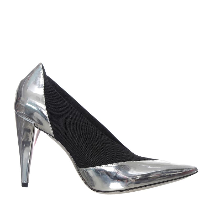 Sapato-Givenchy-Scarpin-Prateado