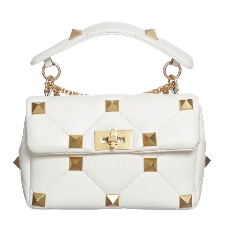 Bolsa-Valentino-Garavani-Roman-Stud-Media-Branca