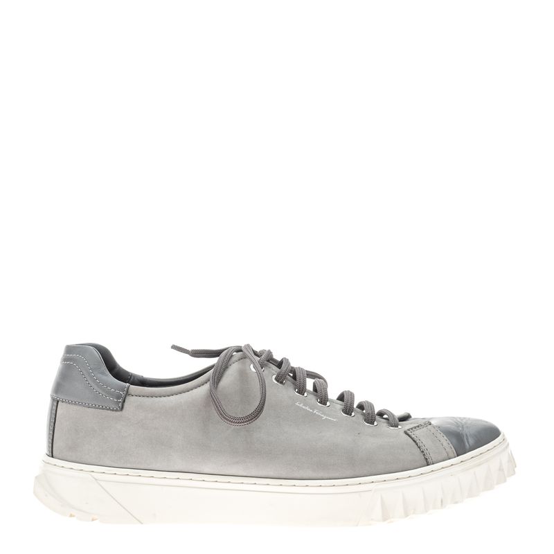 Tenis-Salvatore-Ferragamo-Camurca-Cinza-
