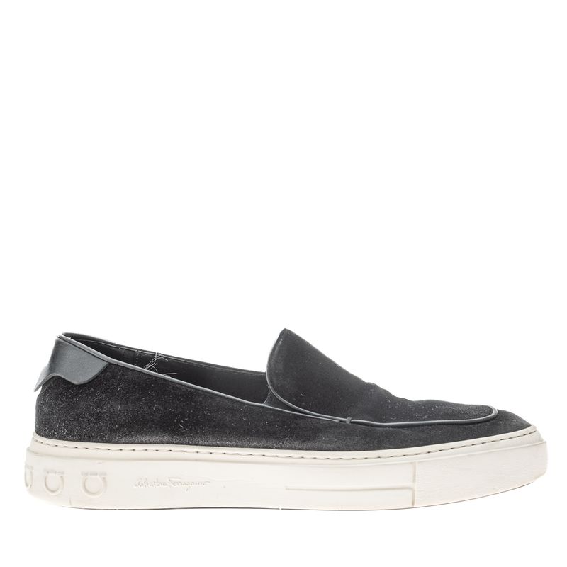 Tenis-Salvatore-Ferragamo-Slip-On-Camurca-Preto-