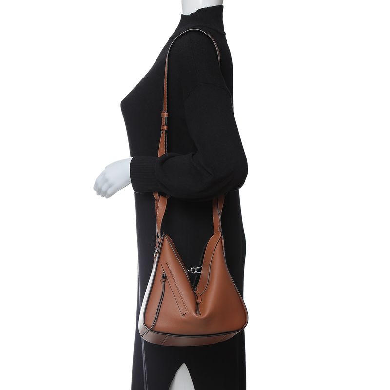 Bolsa-Loewe-Hammock-Compact-Couro-Caramelo