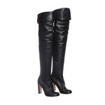 Bota-Prada-Over-The-Knee-Couro-Preta