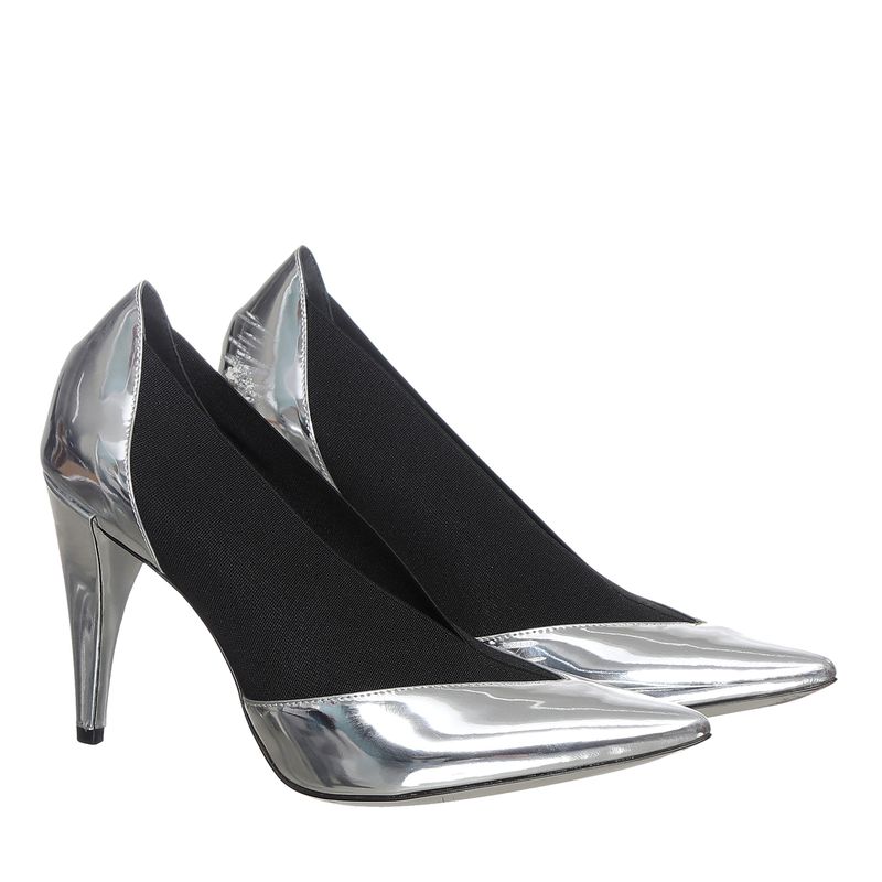 Sapato-Givenchy-Scarpin-Prateado