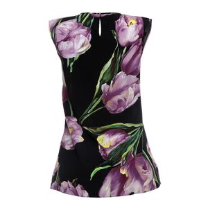 Blusa Dolce & Gabbana Floral com Fundo Preto
