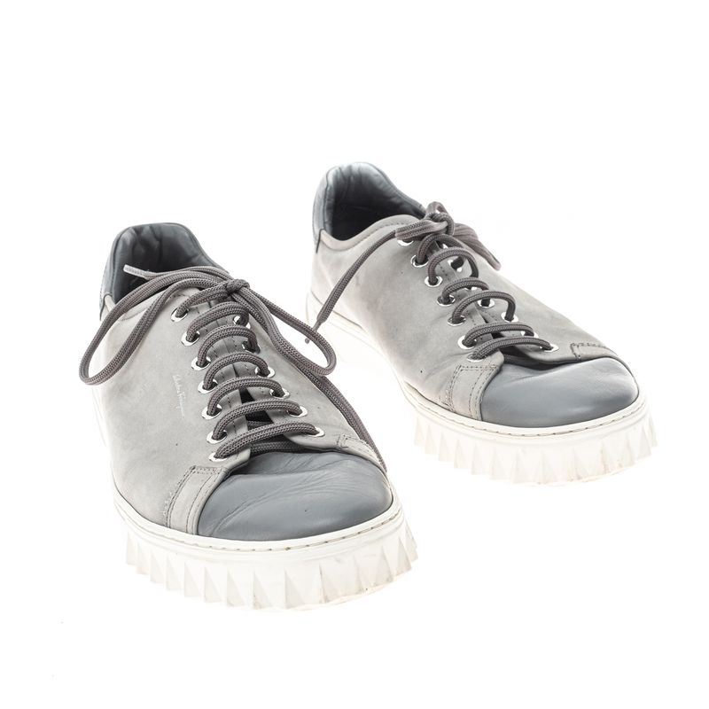 Tenis-Salvatore-Ferragamo-Camurca-Cinza-