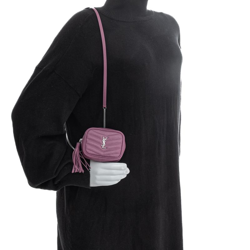 Bolsa-Saint-Laurent-Baby-Lou-Camera-Rosa--