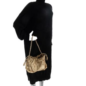 Bolsa Loewe Flamenco Dourada