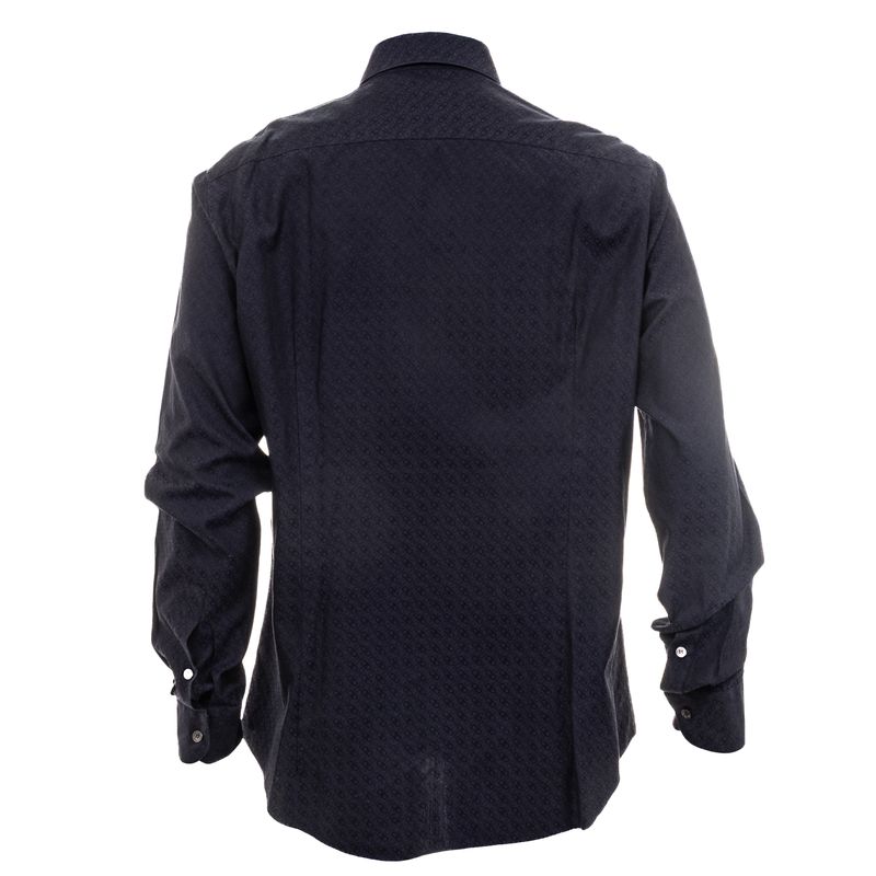 Camisa-Salvatore-Ferragamo-Estampada-Azul-