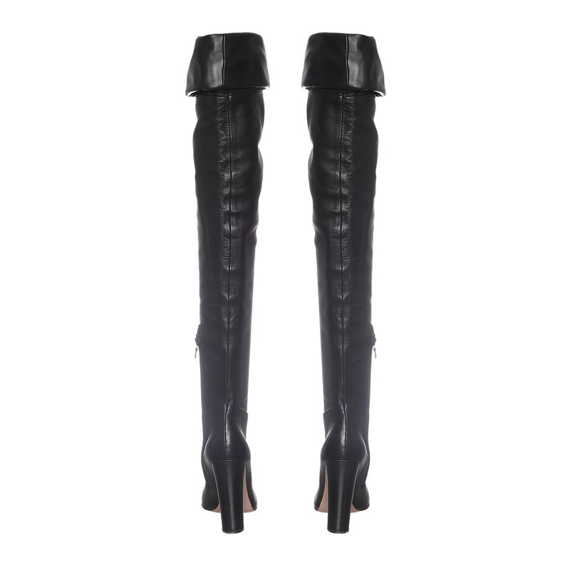 Bota-Prada-Over-The-Knee-Couro-Preta