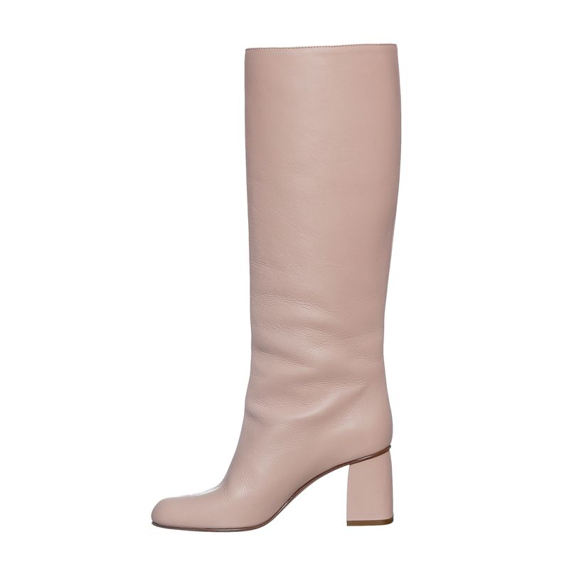 Bota-Red-Valentino-Couro-Rosa-Claro