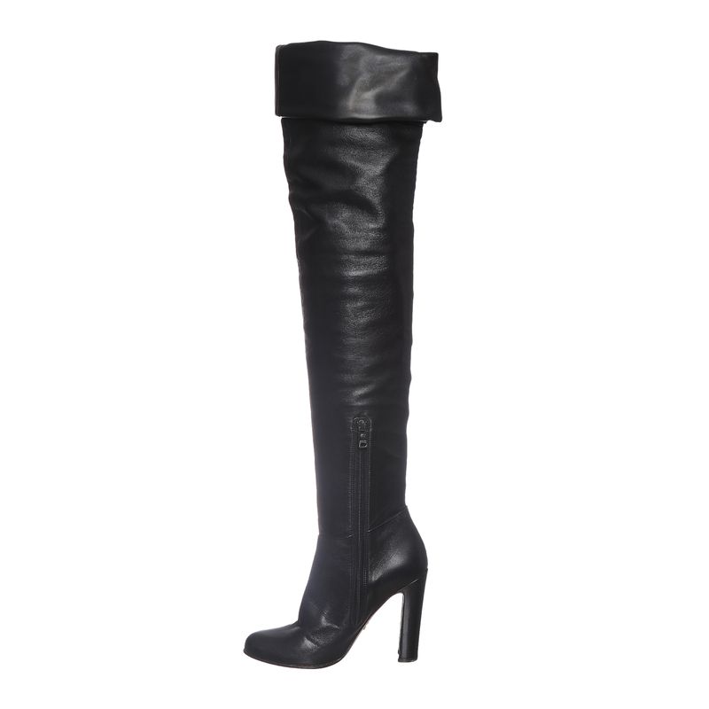 Bota-Prada-Over-The-Knee-Couro-Preta