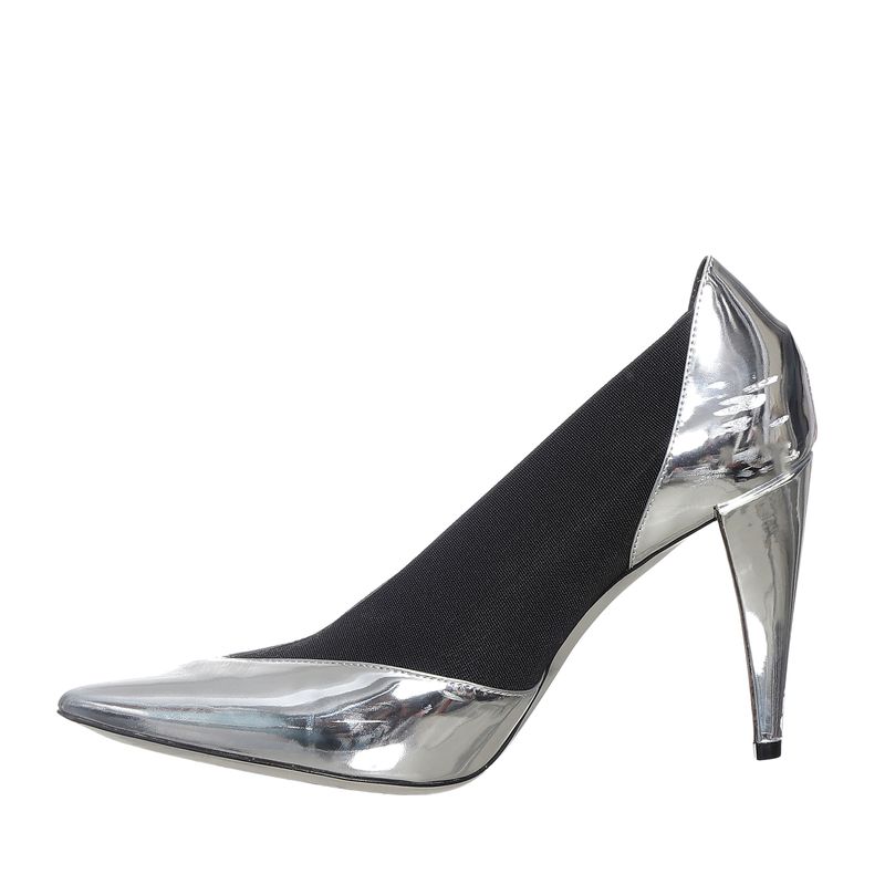 Sapato-Givenchy-Scarpin-Prateado