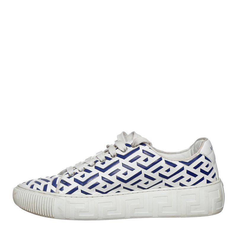 Tenis-Versace-Couro-Branco-e-Azul