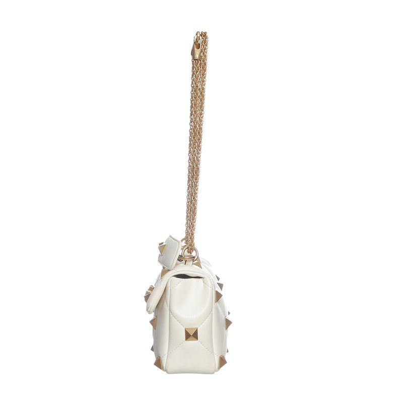 Bolsa-Valentino-Garavani-Roman-Stud-Media-Branca