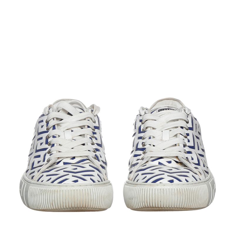 Tenis-Versace-Couro-Branco-e-Azul