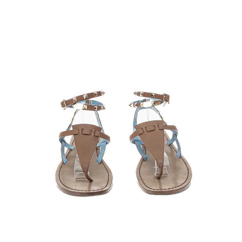 Sandalia-Valentino-Rasteira-Studs-Marrom-