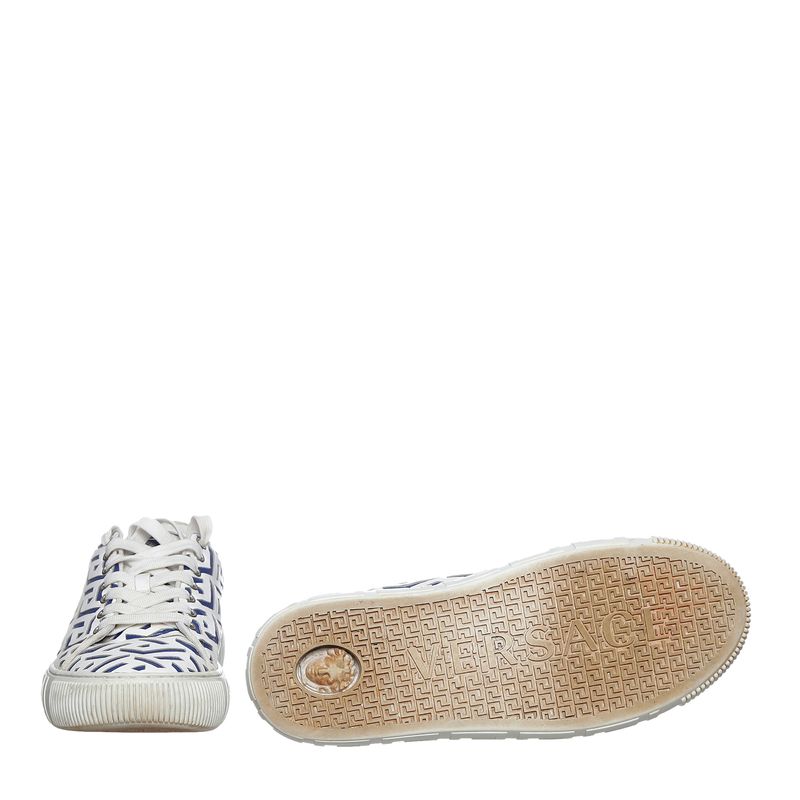 Tenis-Versace-Couro-Branco-e-Azul