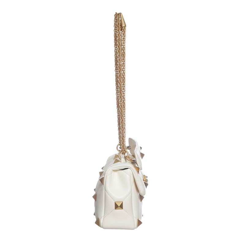 Bolsa-Valentino-Garavani-Roman-Stud-Media-Branca