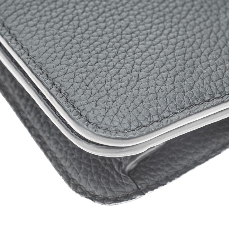 Pochete-Salvatore-Ferragamo-Couro-Preto-