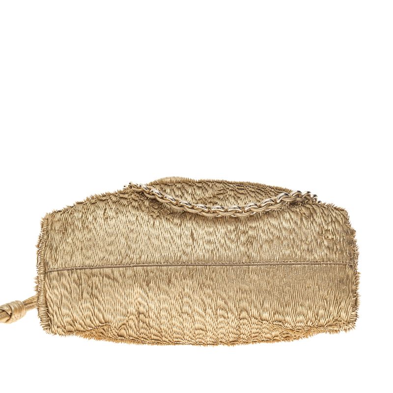 Bolsa-Loewe-Flamenco-Dourada-