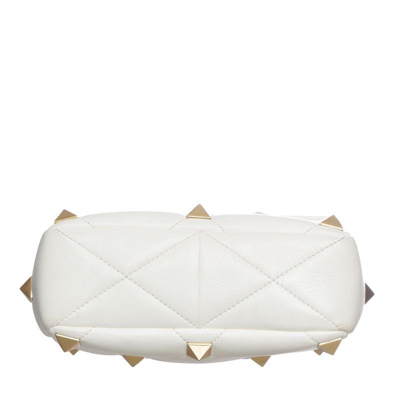 Bolsa-Valentino-Garavani-Roman-Stud-Media-Branca