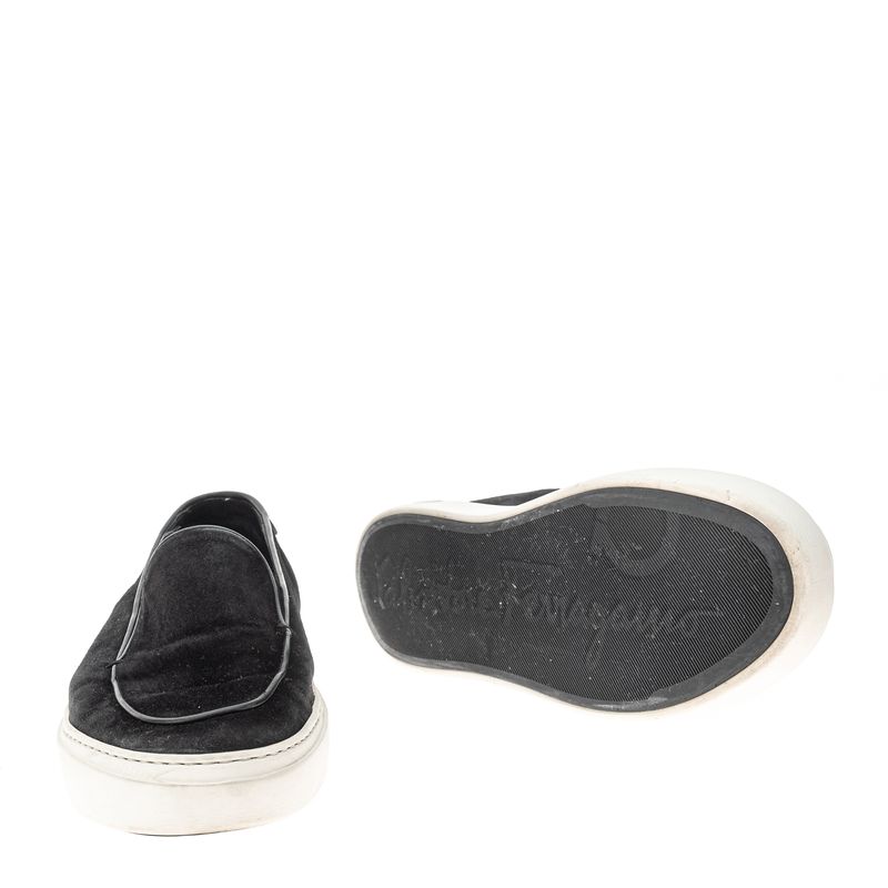 Tenis-Salvatore-Ferragamo-Slip-On-Camurca-Preto-