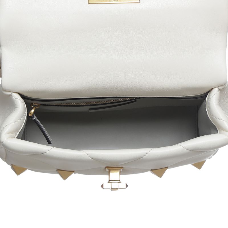 Bolsa-Valentino-Garavani-Roman-Stud-Media-Branca