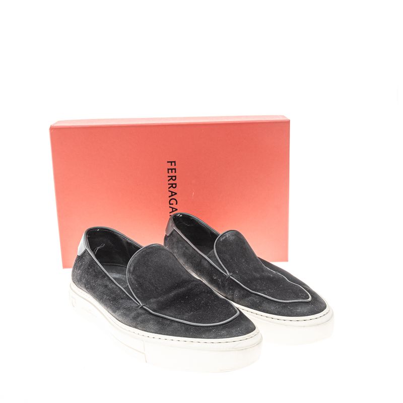 Tenis-Salvatore-Ferragamo-Slip-On-Camurca-Preto-