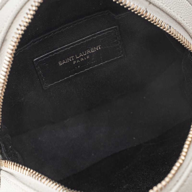 Bolsa-Saint-Laurent-Round-Creme-
