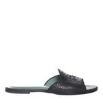 Sandalia-Rasteira-Blue-Bird-Shower-Flat-Python-Preto