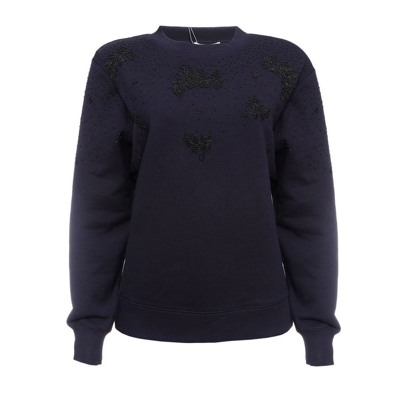 Blusa-Sandro-Bordado-Moletom-Azul