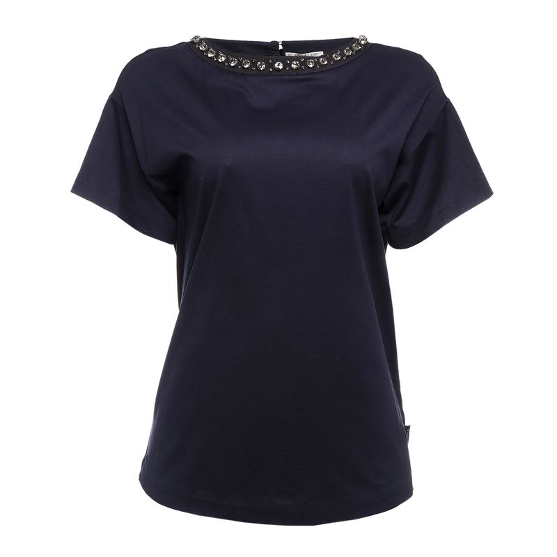 Blusa-Moncler-Pedraria-Azul-Marinho