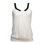 Blusa-Gucci-Seda-Bicolor-Branca-e-Preta