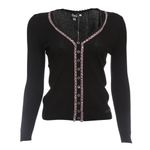 Cardiga-Dolce---Gabbana-com-Bordado-Preto