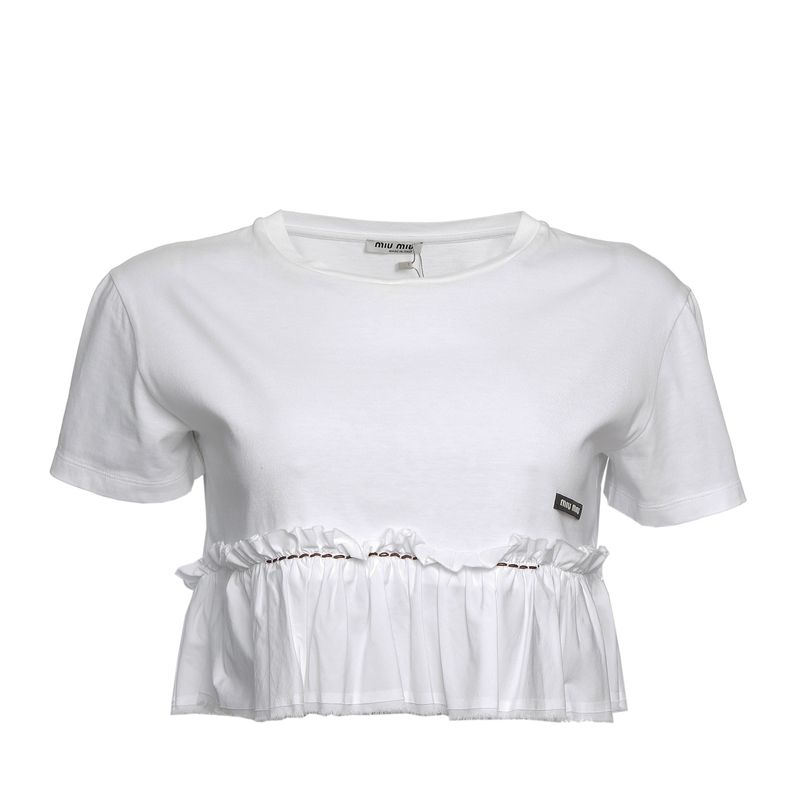 Blusa-Miu-Miu-Babados-Branca