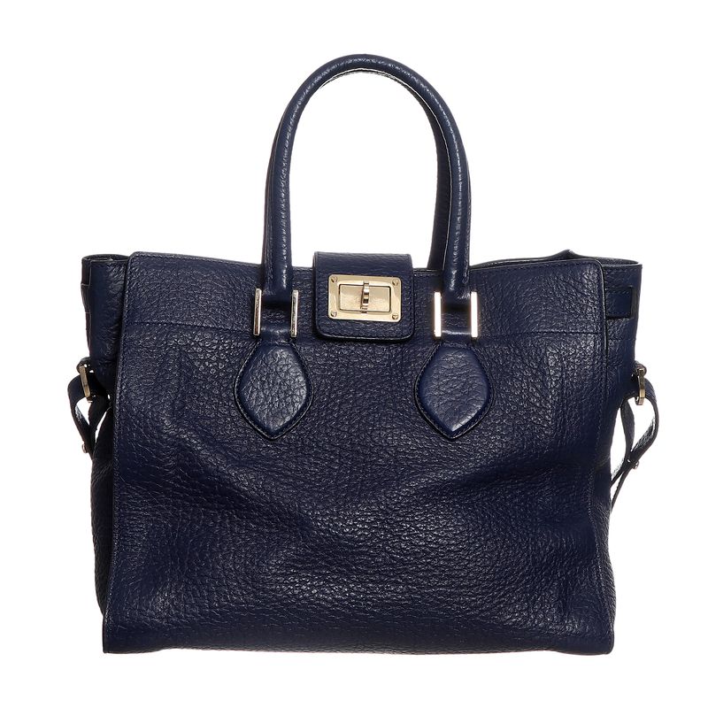 Bolsa-Roberto-Cavalli-Couro-Azul-