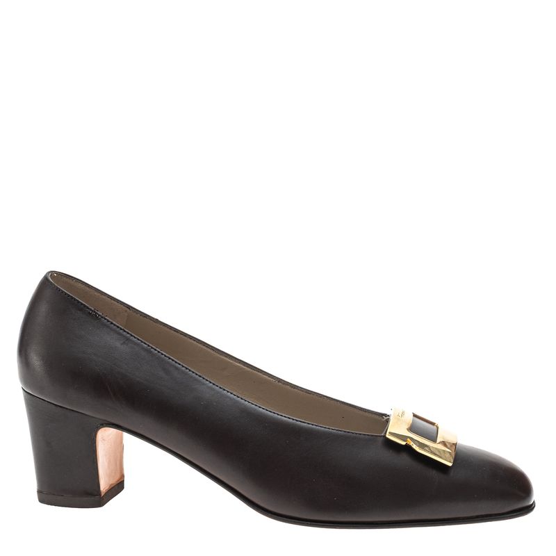 Sapato-Salvatore-Ferragamo-Couro-Marrom