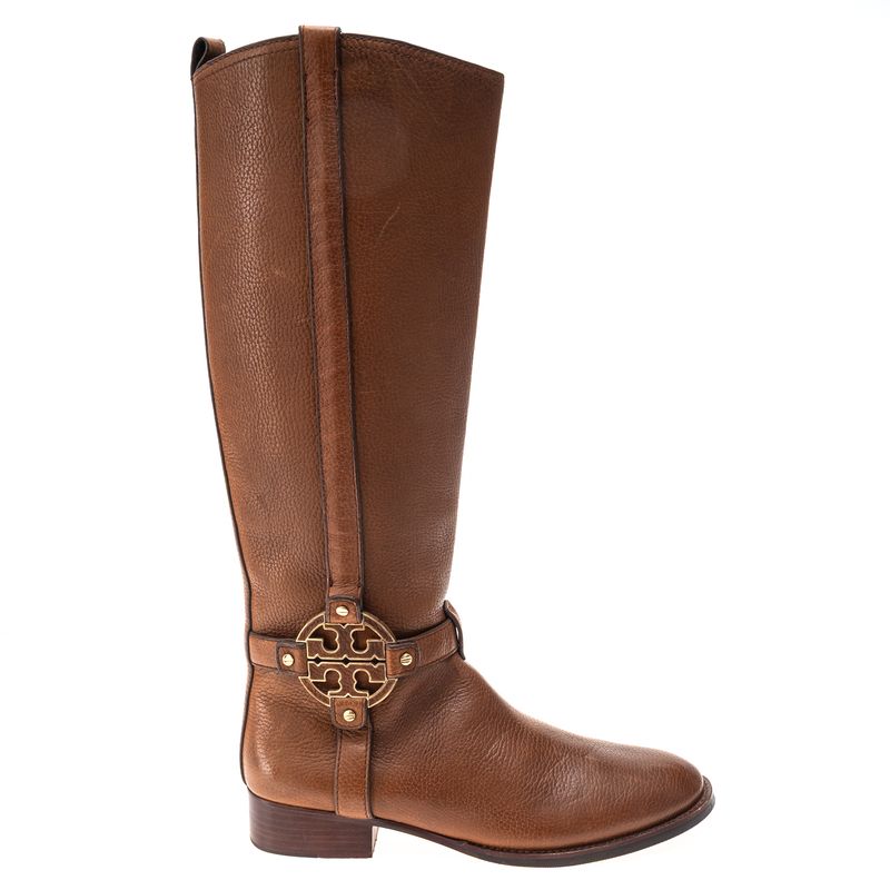 Bota-Tory-Burch-Couro-Caramelo-